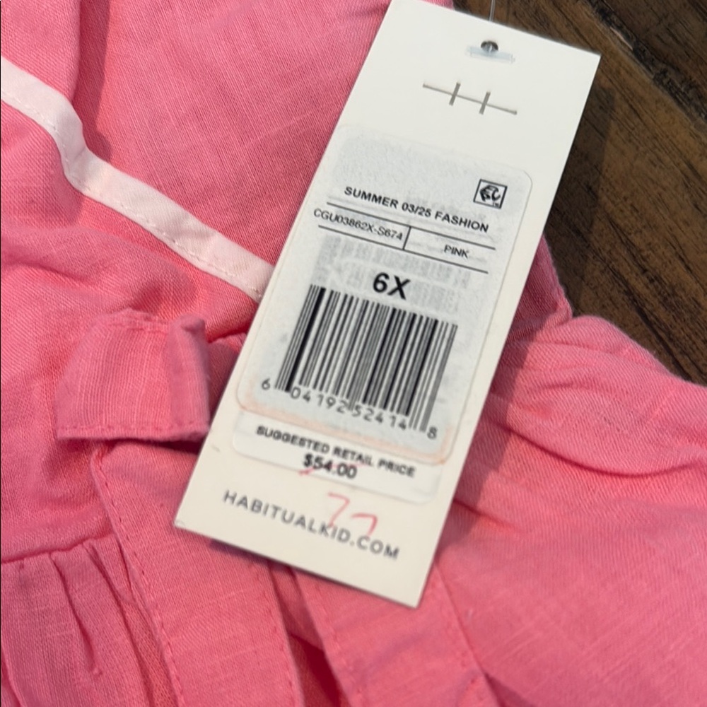 Habitual Pink Ruffle Dress - Picture 2 of 2